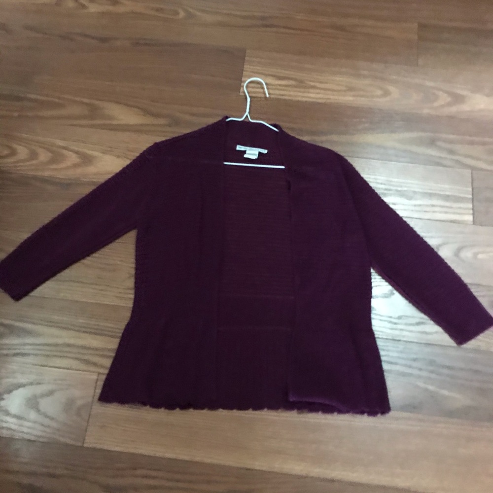 Lightweight Plum colored Cardigan